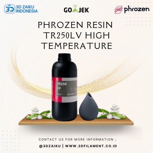 Original Phrozen TR250LV High Temperature 3D Printer Resin 120 Derajat